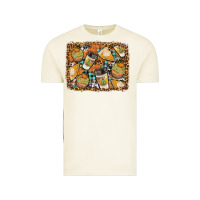 Vintage Arctic autumn distressed background Vintage Tee - BundleAndBundleShop
