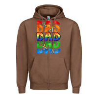 Chestnut Dad dad dad pride Zipper Hoodie - CowGirlArtShop