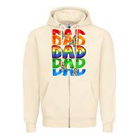 Sandshell Dad dad dad pride Zipper Hoodie - CowGirlArtShop