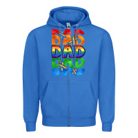 True Royal Dad dad dad pride Zipper Hoodie - CowGirlArtShop