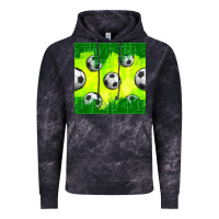 Cloud Black soccer balls with field  and tactics seamless pattern Vintage Hoodie - BundleAndBundleShop