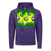 Cloud Purple soccer balls with field  and tactics seamless pattern Vintage Hoodie - BundleAndBundleShop
