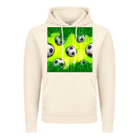 Vintage Artic soccer balls with field  and tactics seamless pattern Vintage Hoodie - BundleAndBundleShop