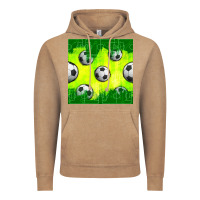 Vintage Coffee soccer balls with field  and tactics seamless pattern Vintage Hoodie - BundleAndBundleShop