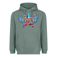 Sage American honey 4th of july Heavyweight Hoodie - FaDigitalArtStudio