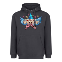 Smoke American honey 4th of july Heavyweight Hoodie - FaDigitalArtStudio