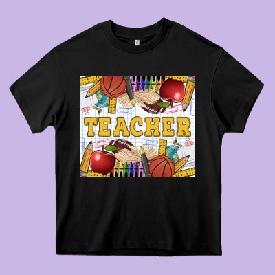 Teacher Equipment Heavy Core Tee Designed By Lillyallendesigns