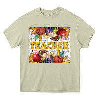 Mossy Teacher Equipment Heavy Core Tee - LillyAllenDesigns