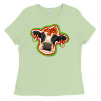 Matcha christmas heifer Ladies Tee - Jasminsmagicworld