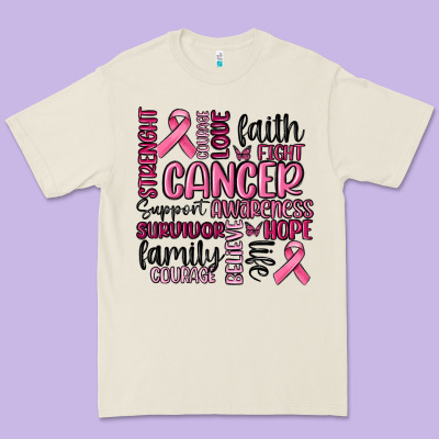 Cancer Awareness Premium Tee Designed By Maliassmallbusiness
