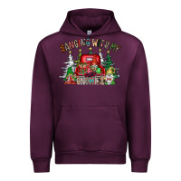 Mauve Wine hanging with my gnomies Urban Hoodie - CowhideDigitalArt