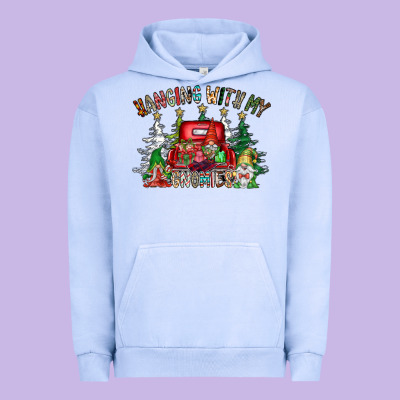 Hanging With My Gnomies Urban Hoodie Designed By Cowhidedigitalart
