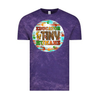 Cloud Purple educator of tiny humans round earring Vintage Tee - BundleAndBundleShop