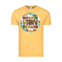 Vintage Mustard educator of tiny humans round earring Vintage Tee - BundleAndBundleShop