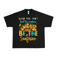 Black when you dont find the sunshine be the sunshine Urban Heavy Tee - LillyAllenDesigns