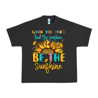 Pigment Black when you dont find the sunshine be the sunshine Urban Heavy Tee - LillyAllenDesigns