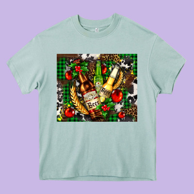 Beer Set For Christmas Heavy Core Tee Designed By Adodesignshop
