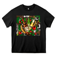 Black beer set for Christmas Heavy Core Tee - AdoDesignShop