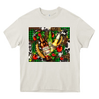 Cream beer set for Christmas Heavy Core Tee - AdoDesignShop