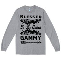 Heather Grey Blessed To Be Called Gammy Long Sleeve Tee - Bettercallsaul