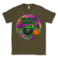 Army Green halloween round earrings Classic Tee - BundleAndBundleShop