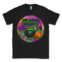 Black halloween round earrings Classic Tee - BundleAndBundleShop