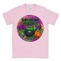 Bubblegum Pink halloween round earrings Classic Tee - BundleAndBundleShop