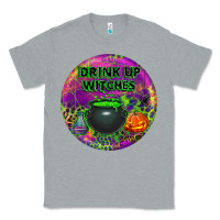 Heather Grey halloween round earrings Classic Tee - BundleAndBundleShop