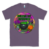 Lavender halloween round earrings Classic Tee - BundleAndBundleShop