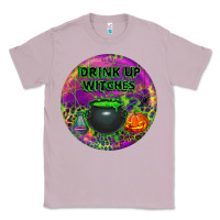 Lilac halloween round earrings Classic Tee - BundleAndBundleShop