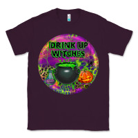 Plum halloween round earrings Classic Tee - BundleAndBundleShop