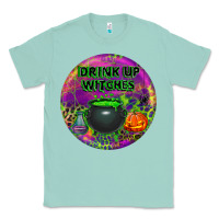 Seafoam halloween round earrings Classic Tee - BundleAndBundleShop