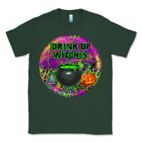 Sports Green halloween round earrings Classic Tee - BundleAndBundleShop