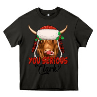 Asphalt you serious clark highland cow Heavy Core Tee - Jasminsmagicworld