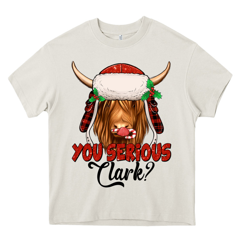 You Serious Clark Highland Cow Heavy Core Tee by Jasminsmagicworld | Teevron