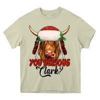 Mossy you serious clark highland cow Heavy Core Tee - Jasminsmagicworld