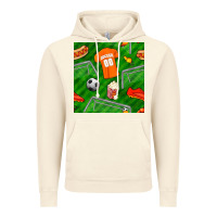 Vintage Artic soccer ball uniform and shoes seamless pattern Vintage Hoodie - BundleAndBundleShop