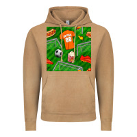 Vintage Camel soccer ball uniform and shoes seamless pattern Vintage Hoodie - BundleAndBundleShop