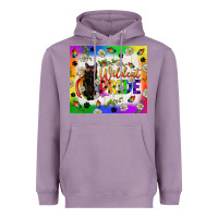 Lavender Wildcat Pride LGBTQ Tumbler Heavyweight Hoodie - BundleAndBundleShop