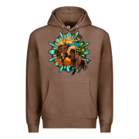 Chestnut gemstone cowboy Premium Hoodie - OliviaCreatesArt