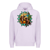 Lilac gemstone cowboy Premium Hoodie - OliviaCreatesArt