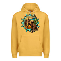 Mustard gemstone cowboy Premium Hoodie - OliviaCreatesArt