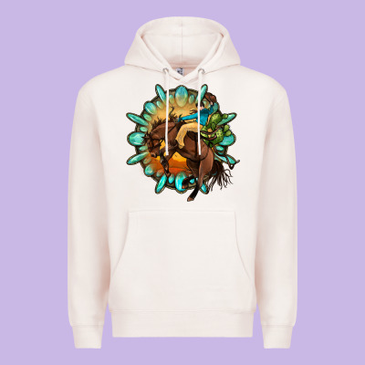Gemstone Cowboy Premium Hoodie Designed By Oliviacreatesart