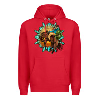 Red gemstone cowboy Premium Hoodie - OliviaCreatesArt