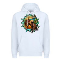 White gemstone cowboy Premium Hoodie - OliviaCreatesArt