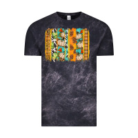 Cloud Black fall brushstroke Vintage Tee - BundleAndBundleShop