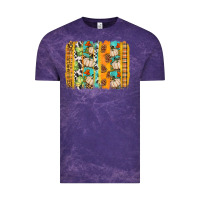 Cloud Purple fall brushstroke Vintage Tee - BundleAndBundleShop