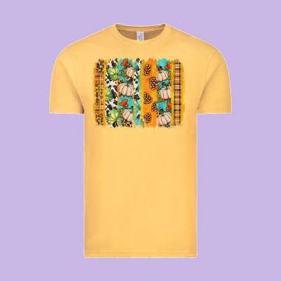 Fall Brushstroke Vintage Tee Designed By Bundleandbundleshop