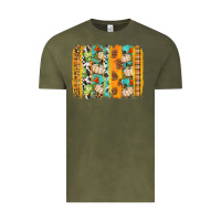Vintage Olive fall brushstroke Vintage Tee - BundleAndBundleShop