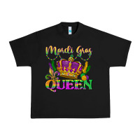 Black mardi gras queen Urban Heavy Tee - LillyAllenDesigns